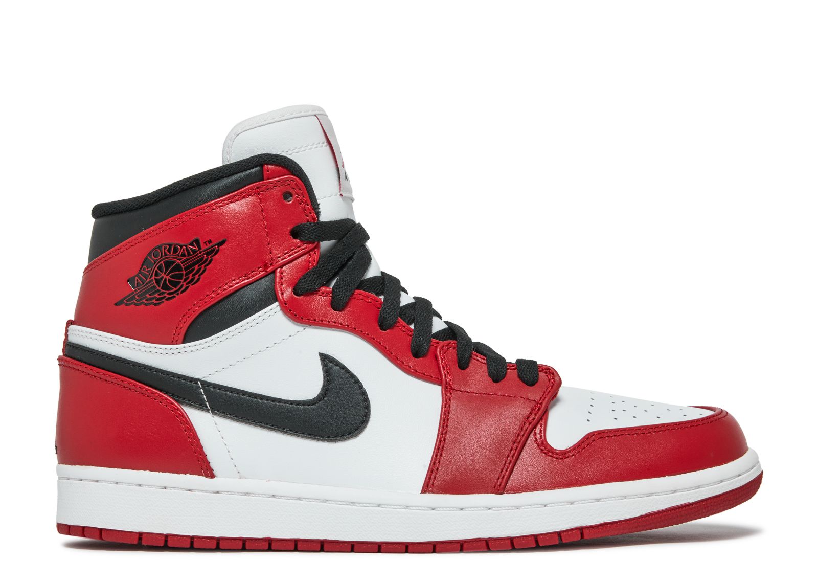 jordan 1s black and white and red