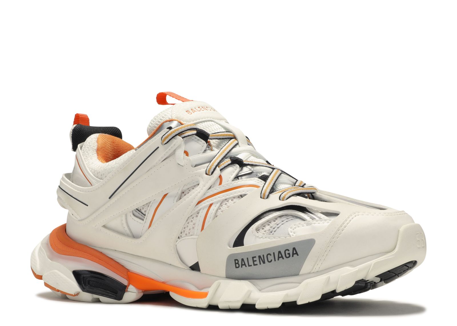 Balenciaga White & Orange Track Sneakers SVMOSCOW