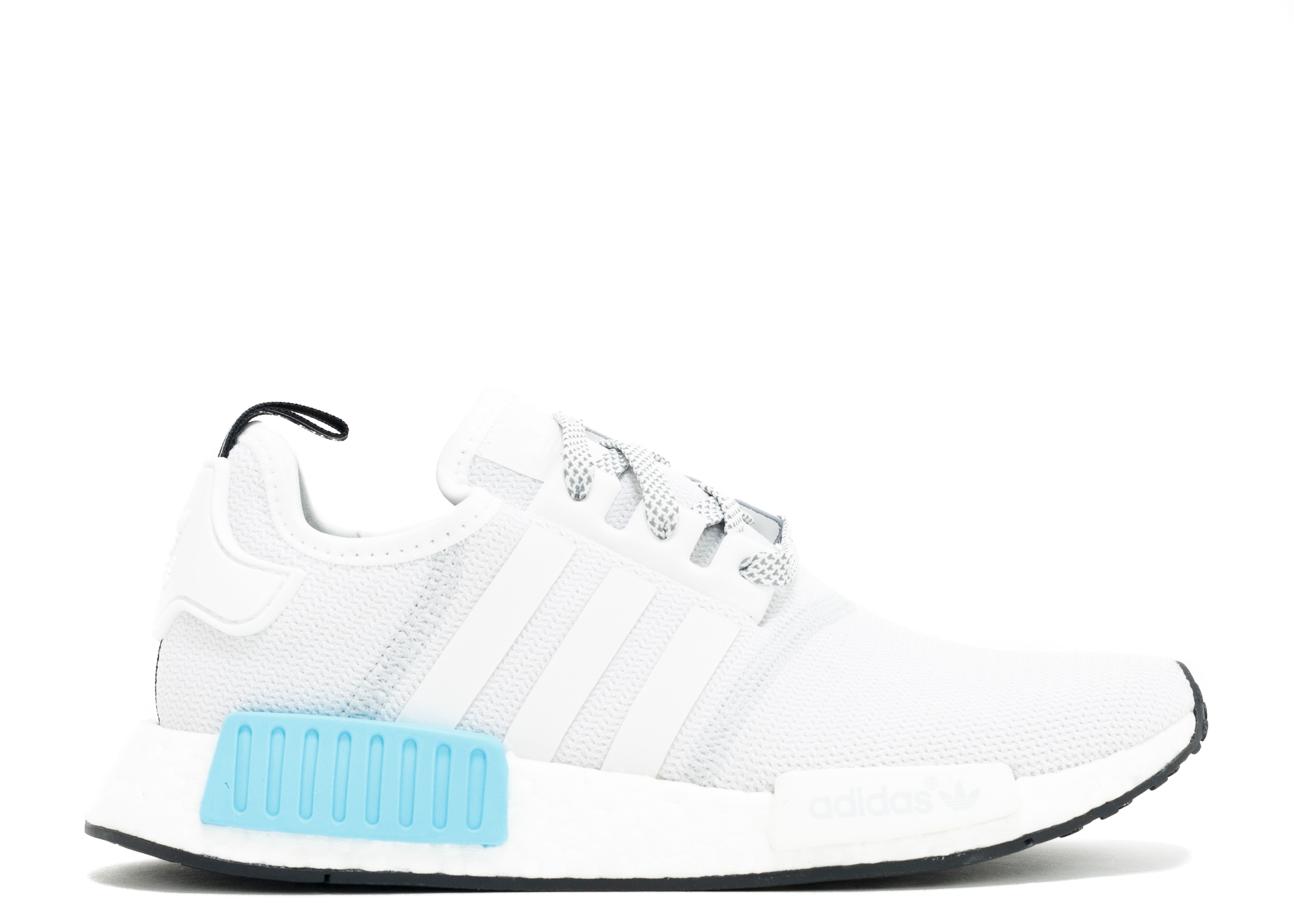 nmd adidas white and blue
