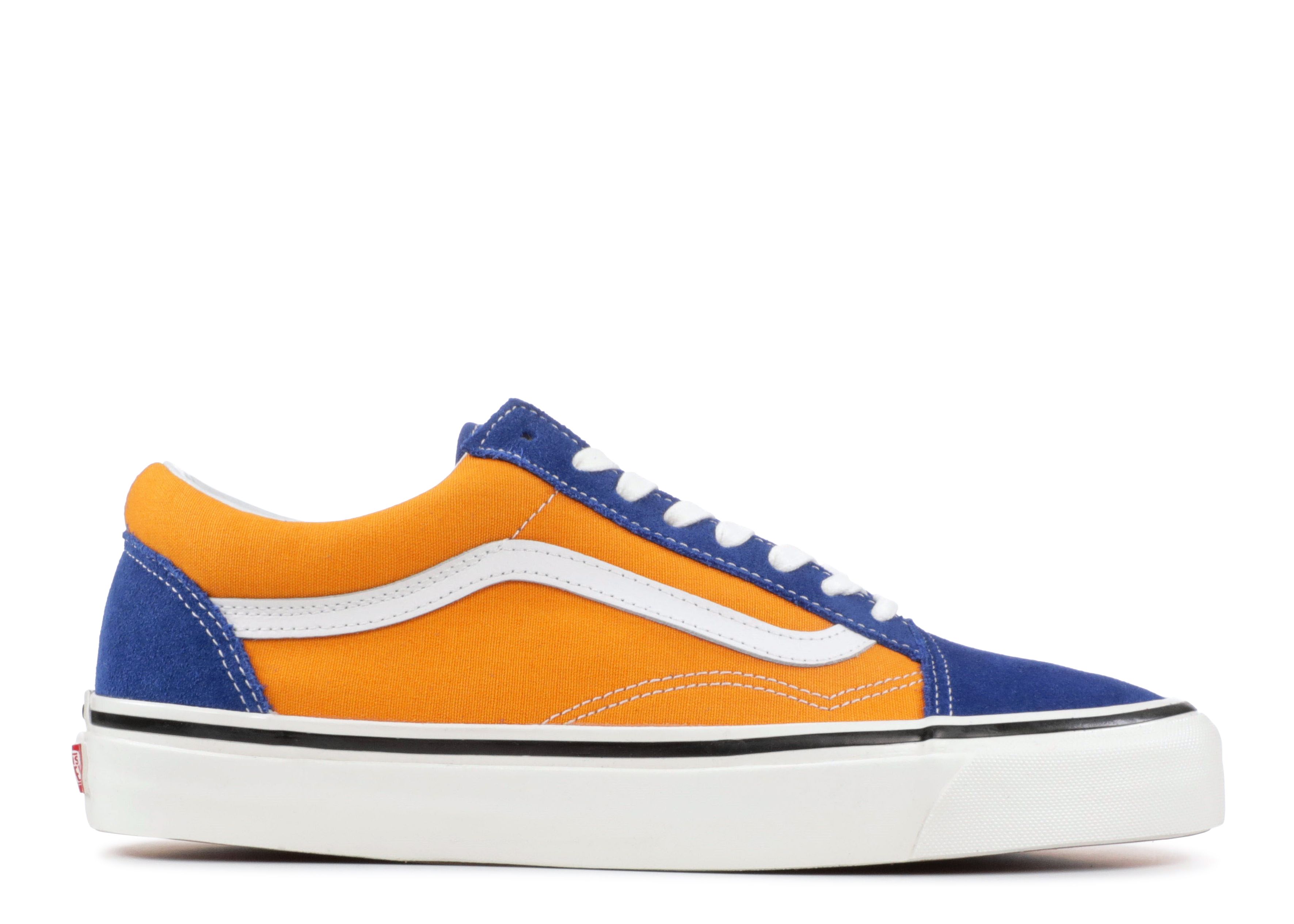 vans old skool yellow and blue cheap online