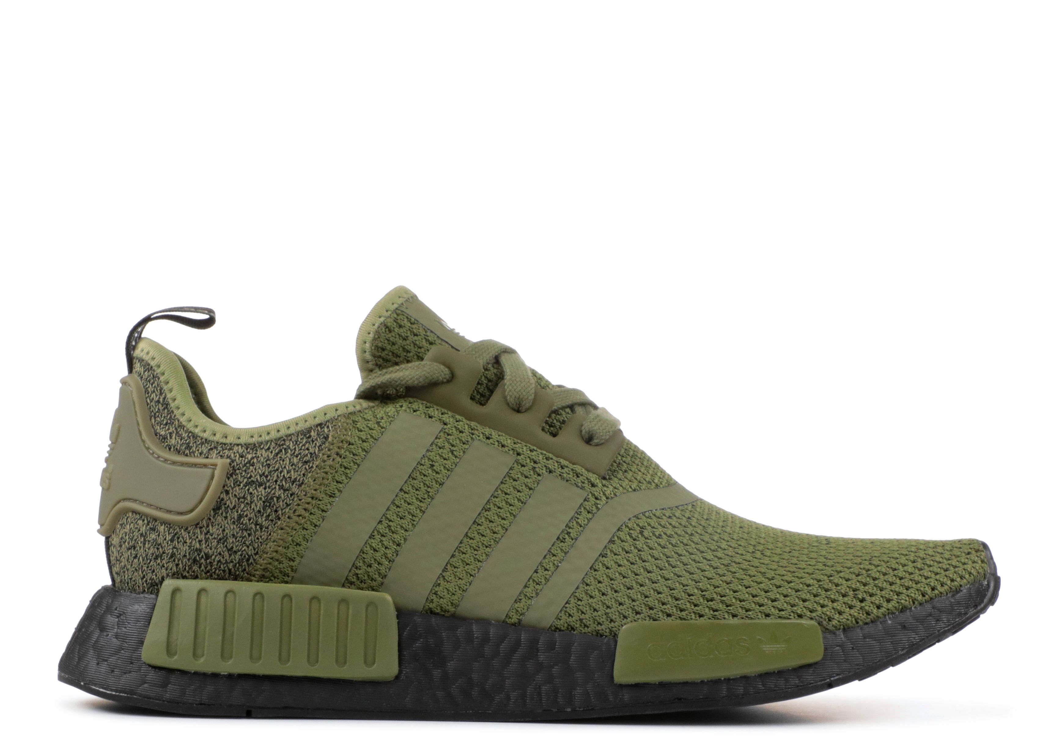adidas nmd olive green and black