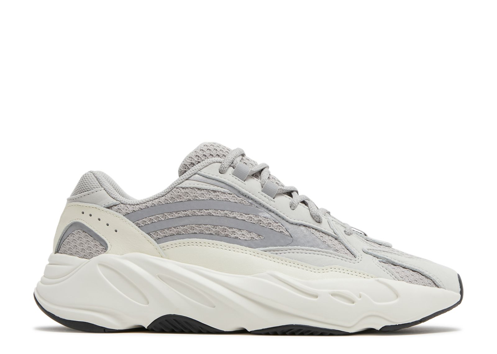 Yeezy Boost 700 V2 Static Wave Runner Sneakers by Adidas, available on flightclub.com for $450 Kendall Jenner Shoes Exact Product 