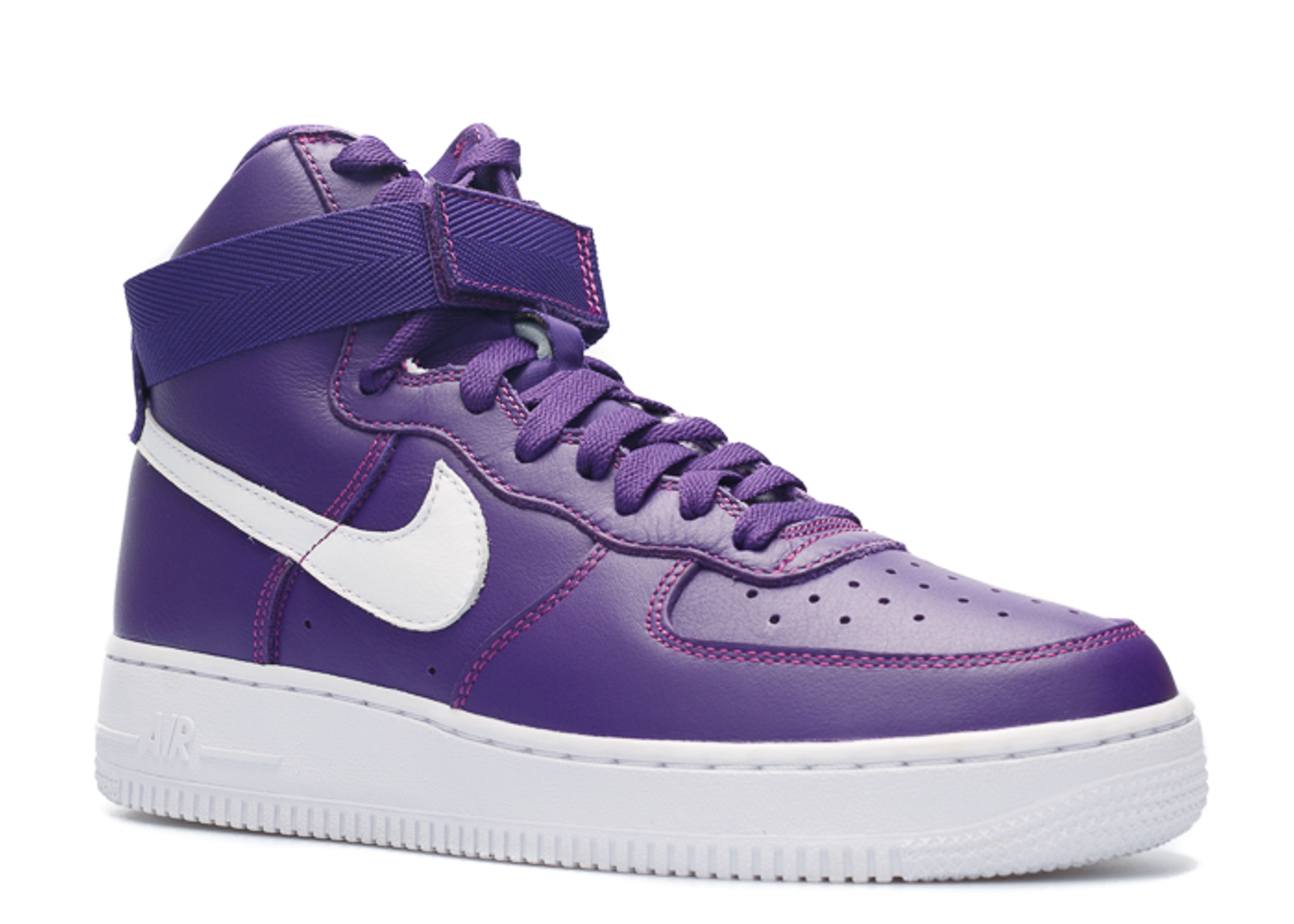 air force ones purple and white