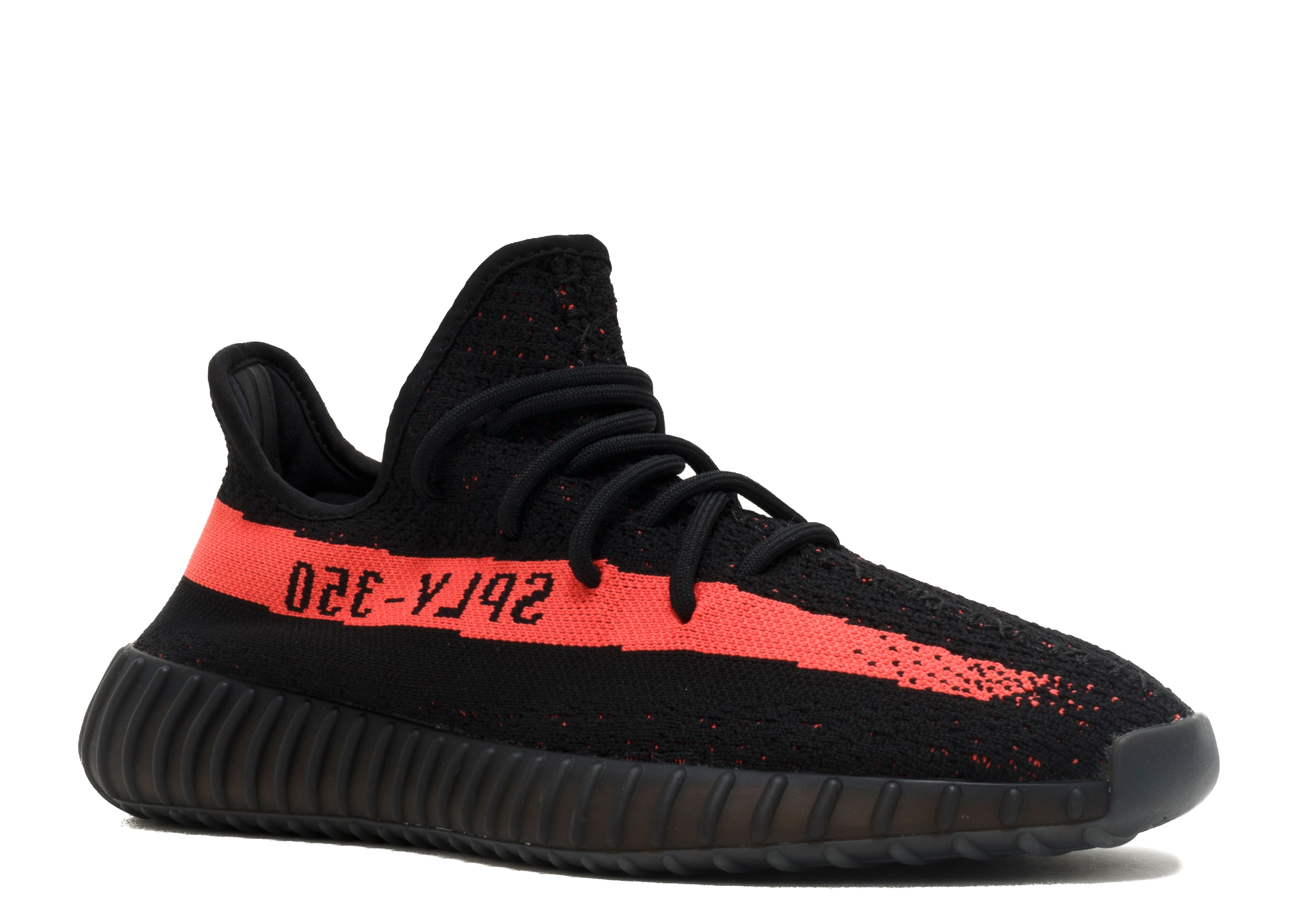 adidas Yeezy Boost 350 V2 Black Red By9612 Size 4 Ready to Ship 