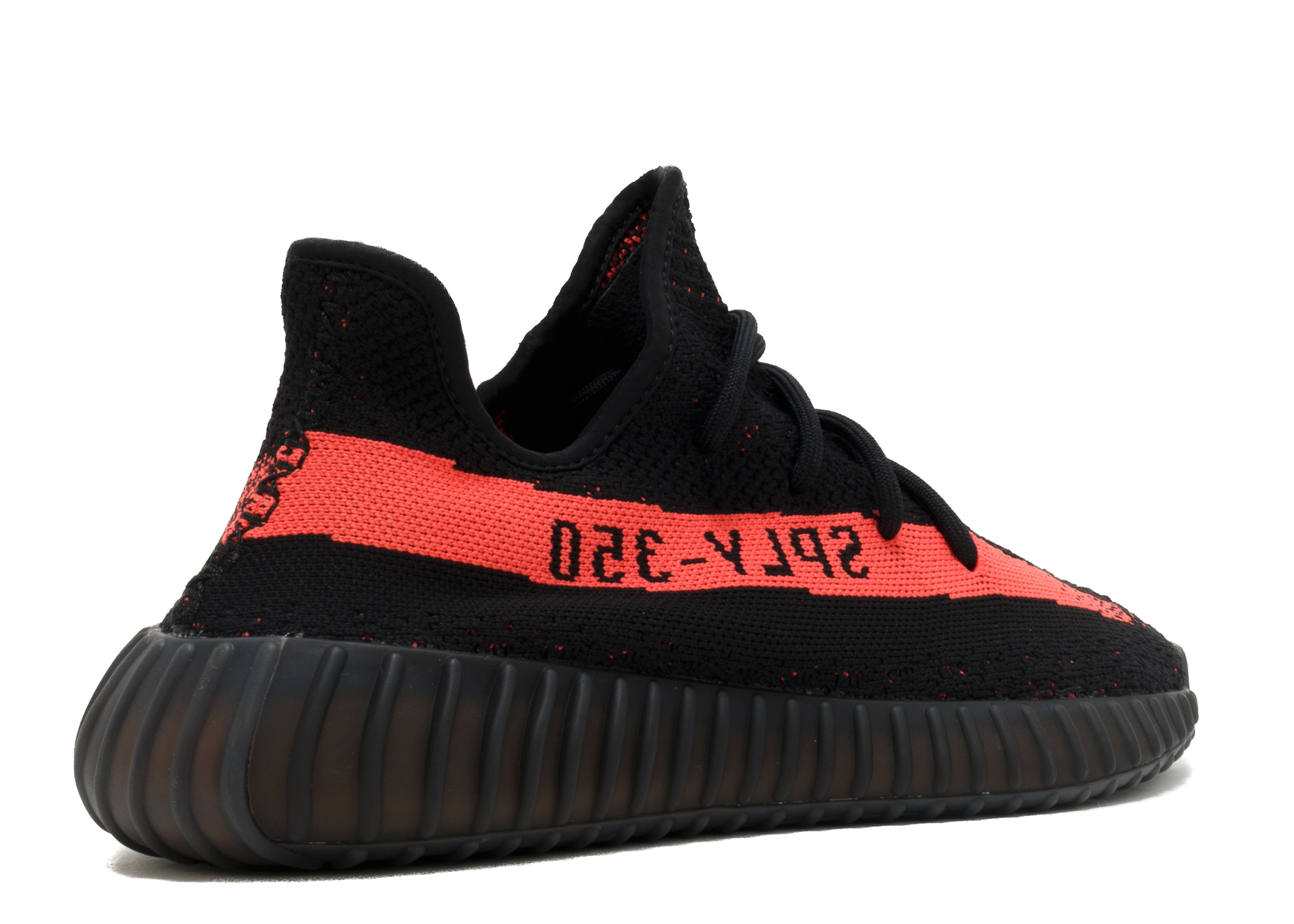 Yeezy Boost 350 v2 Black Red Size 6.5 BY 9612 DS Ships Fast Adidas